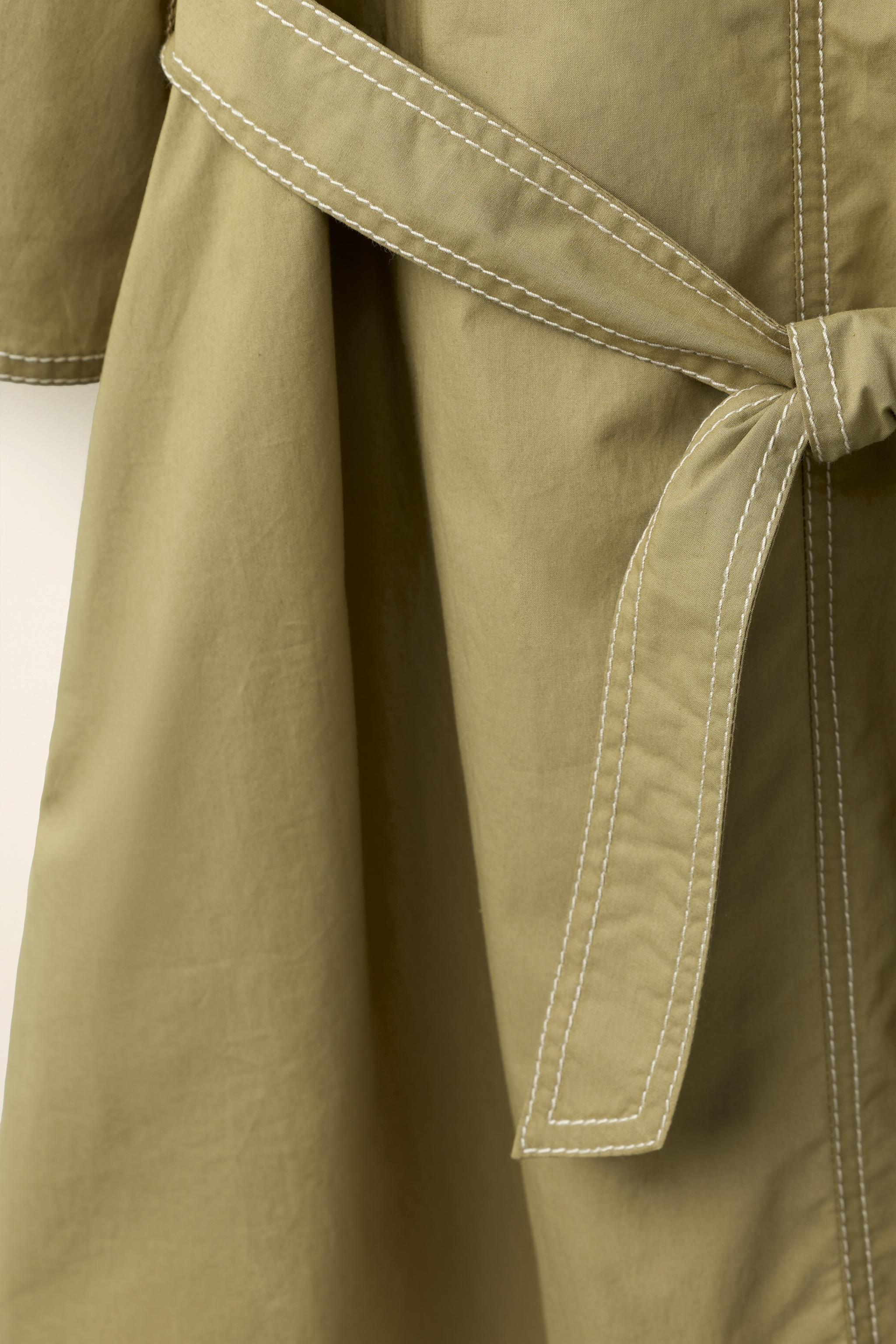 POPLIN BELTED DRESS CREATED BY CARAMEL LONDON X ZARA
